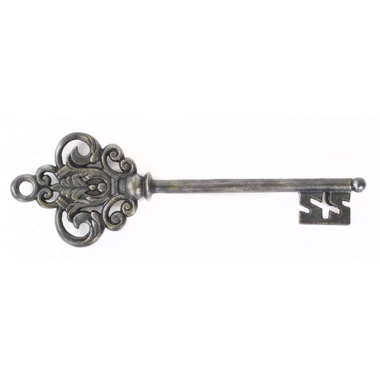 Fleur De Lis Living Osmonde Metallic Castle Key Wall Décor & Reviews